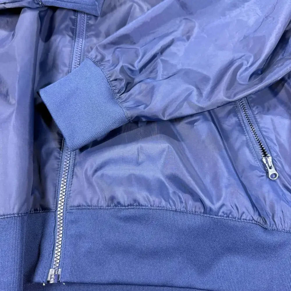 Nike Windrunner Woven Linen Jacket Blue White Size L HJ2040-100